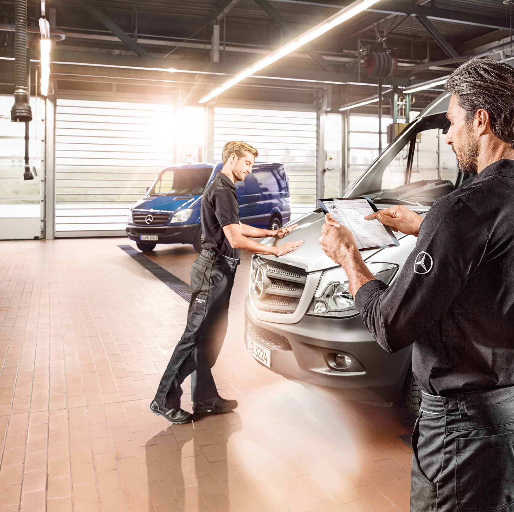 Mercedes-Benz Service für Ihren Transporter.