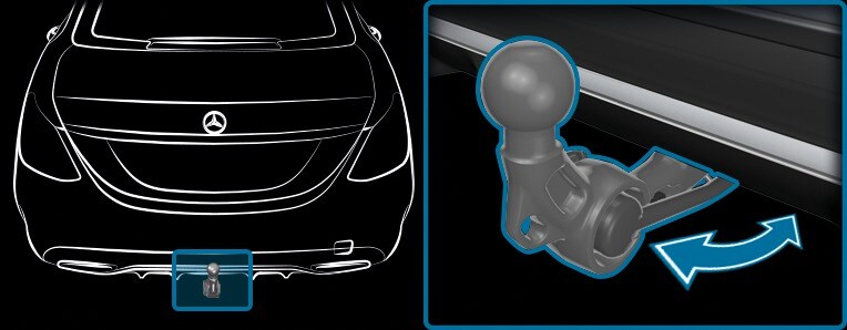 Crochet De Remorquage Fileté Droit M22 Pour Mercedes-Benz Classe A, B, C, E, S, GLA, GLC, Etc. - Remplace A2223150000